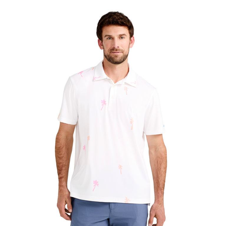 Keep Palm And Carry On Performance Polo